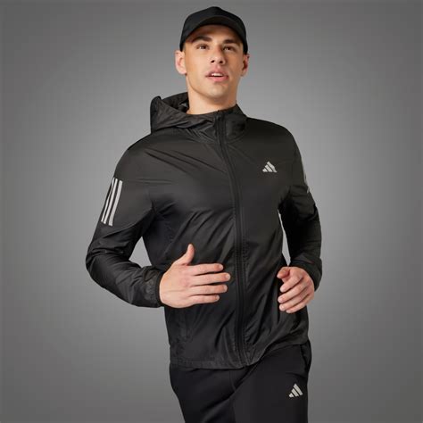 Adidas own the running jacket